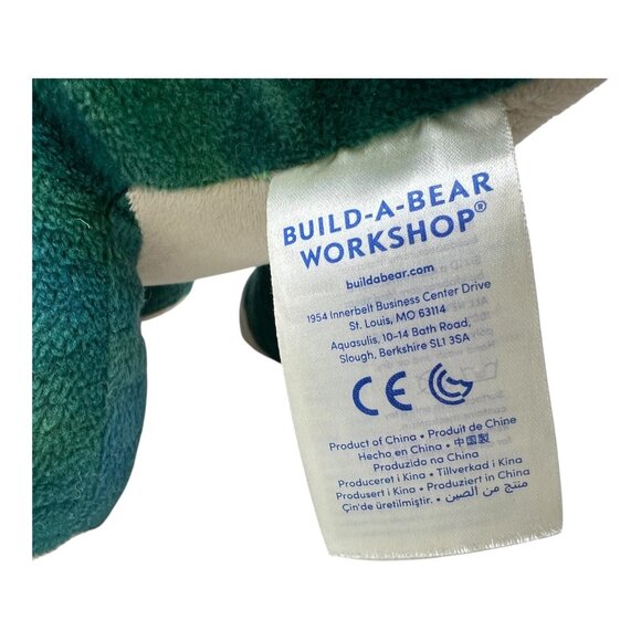 Build-A-Bear BAB Workshop Green Orange Dinosaur Plush Toy Stuffed Animal - Picture 5 of 9